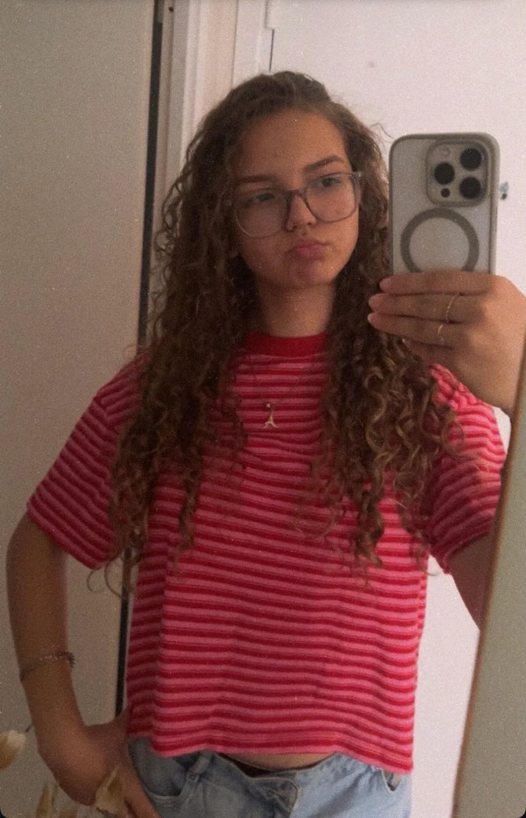 Striped Red Tee