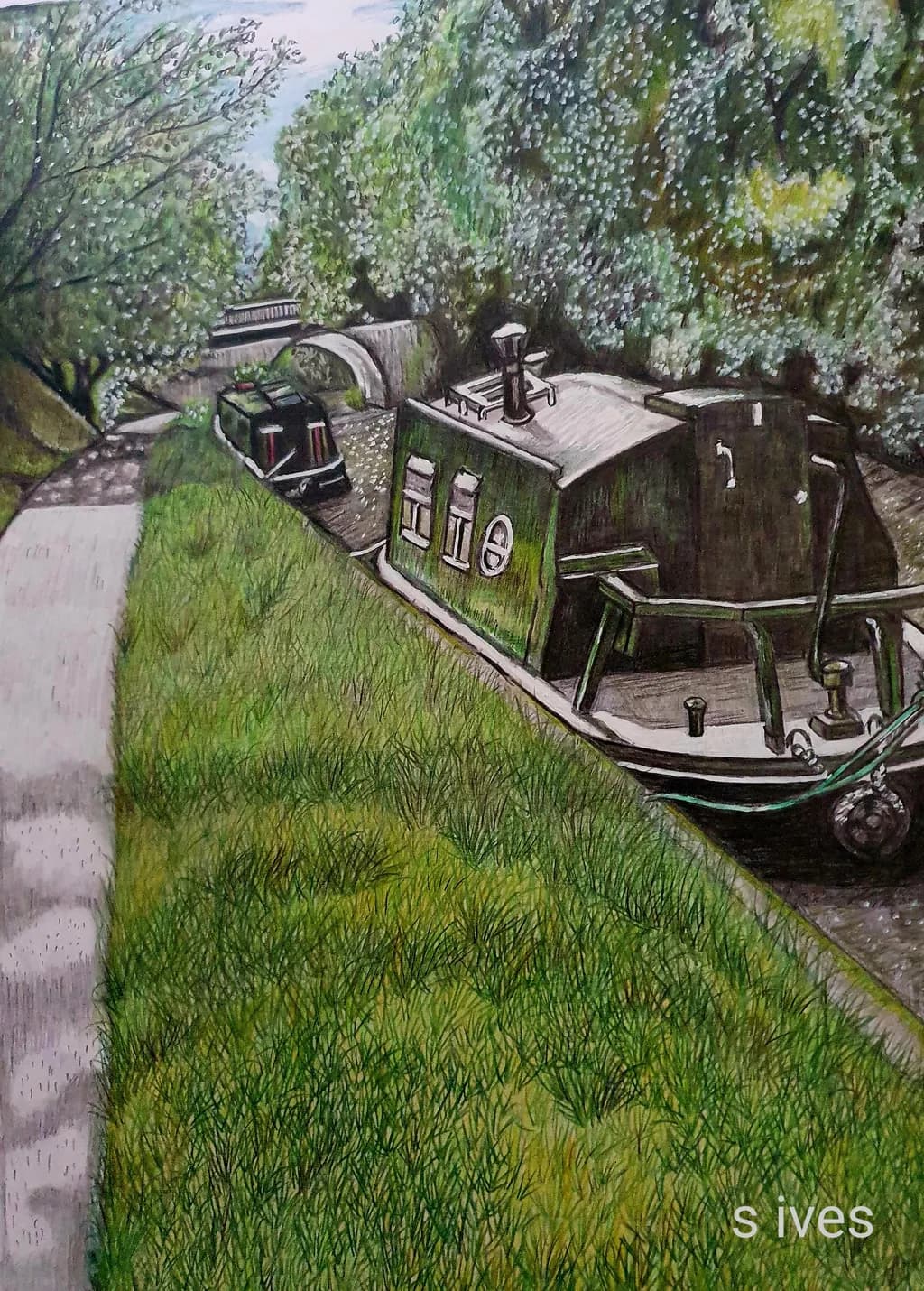 Inbound Canal Boat