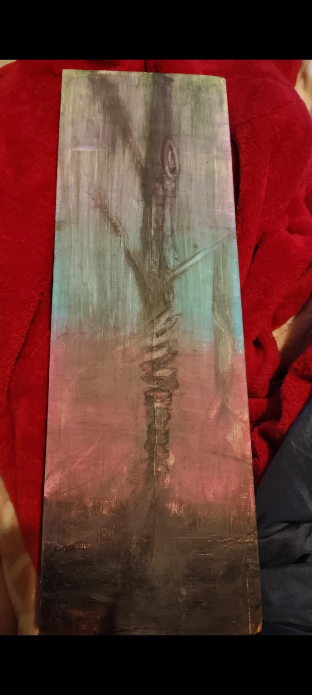 Inbound Abstract Wood Panel