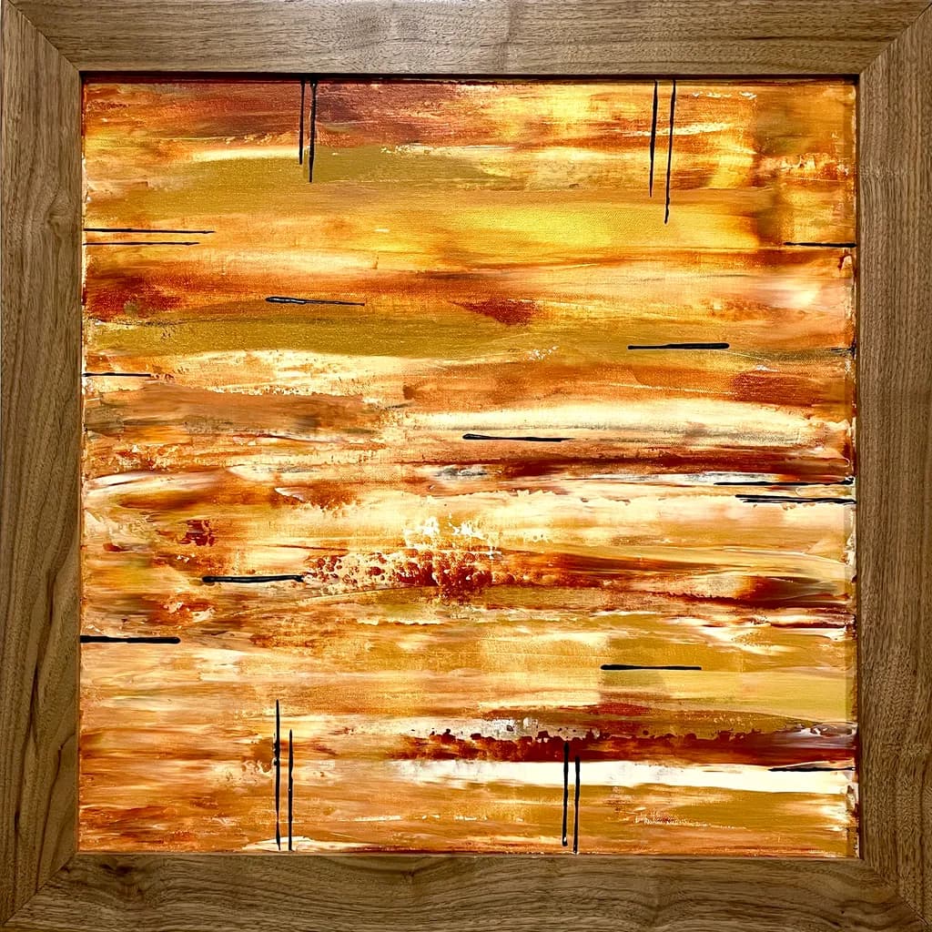 Desert Scene Framed