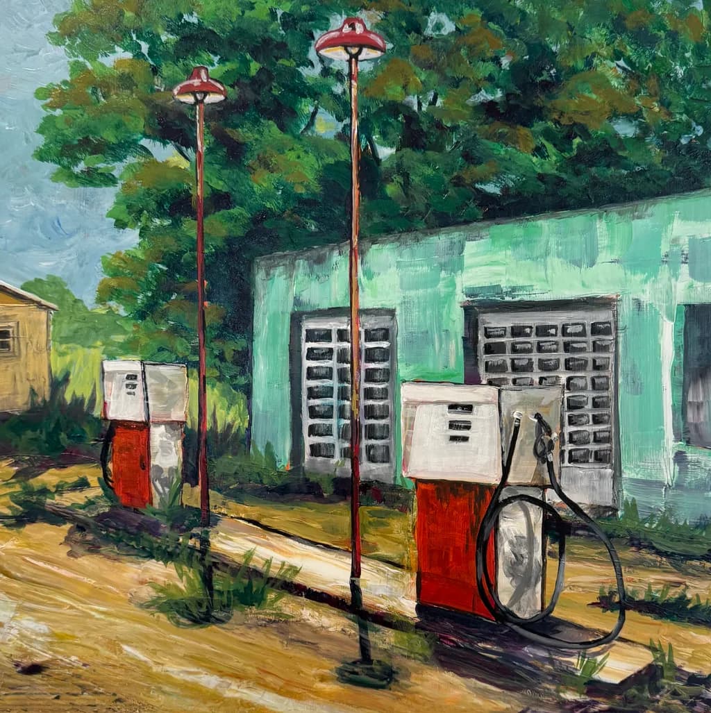 Vintage Gas Station