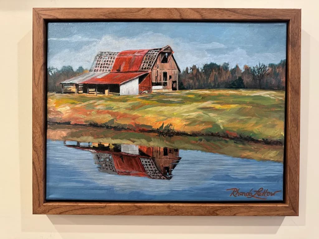Red Barn Reflection
