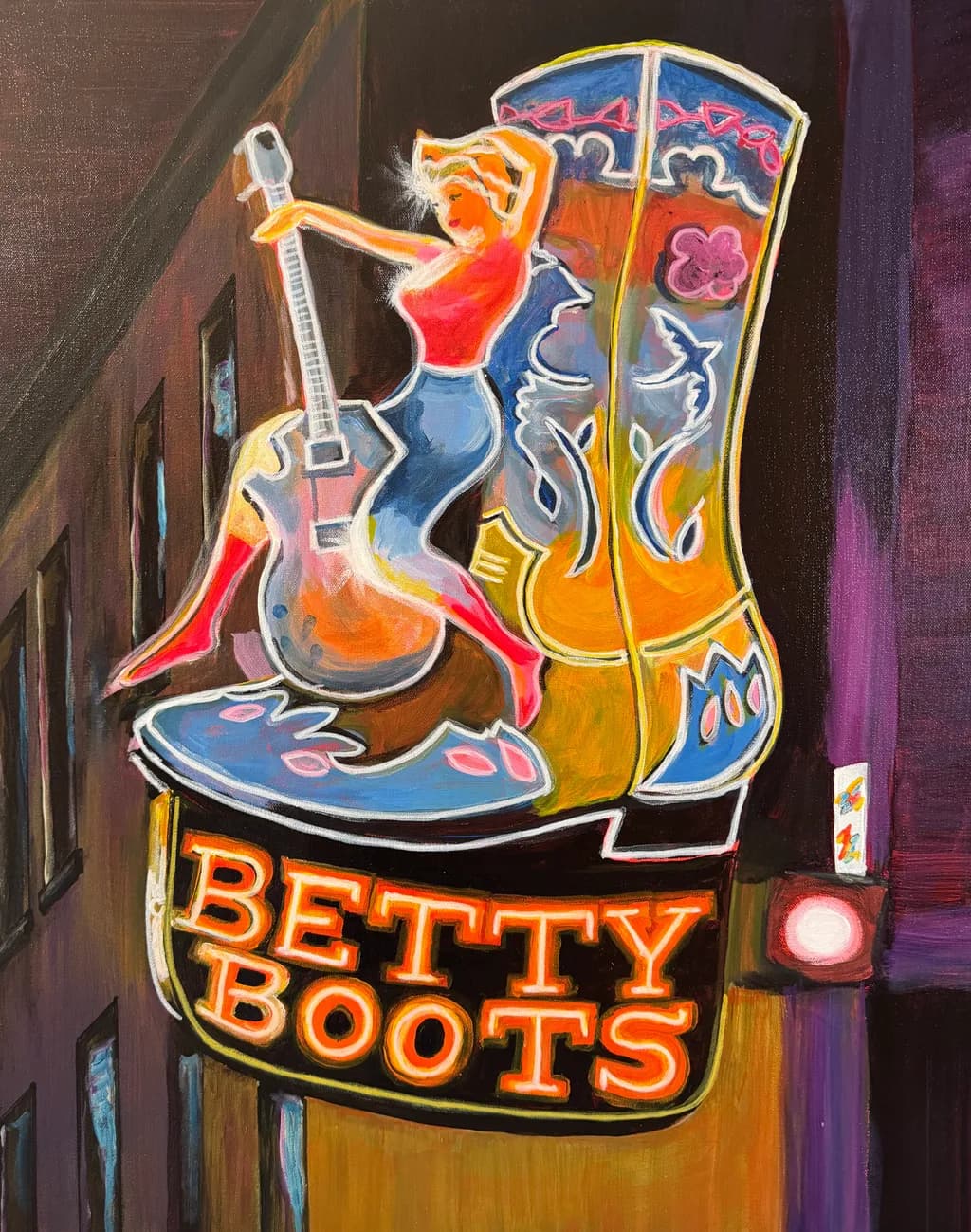 Betty Boots Neon Sign