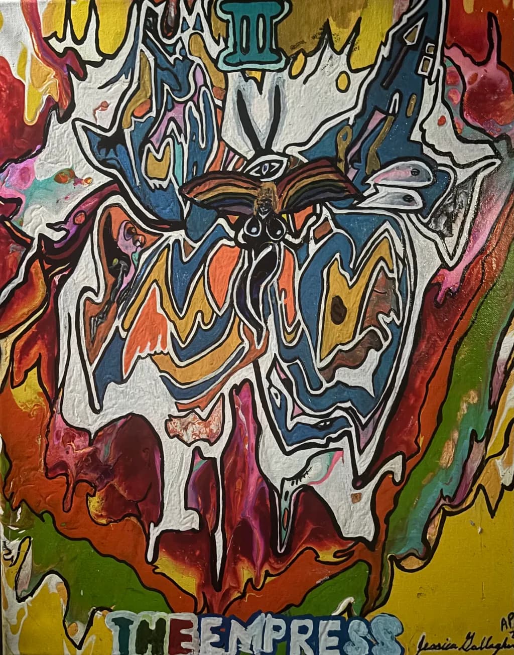 Psychedelic Graffiti Bloom