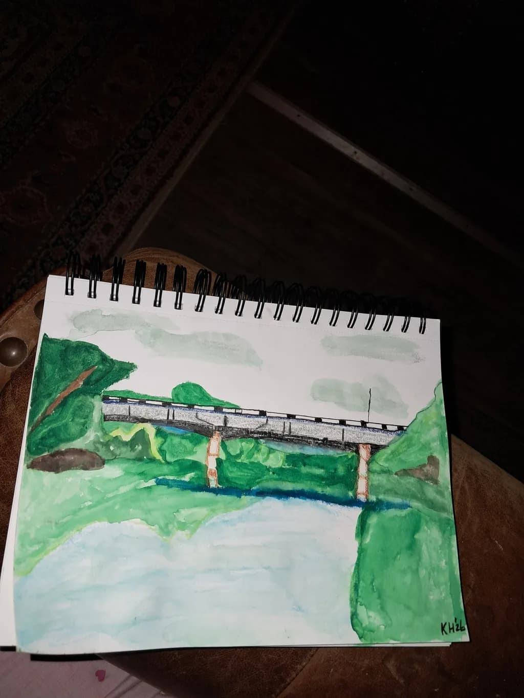 Bridge Over River