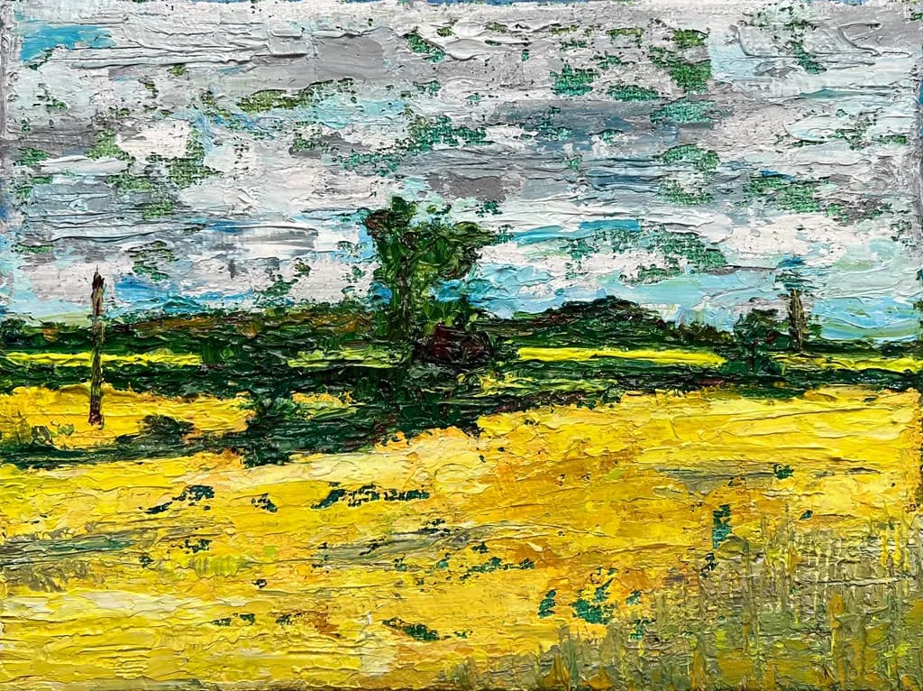 Yellow Field Horizon