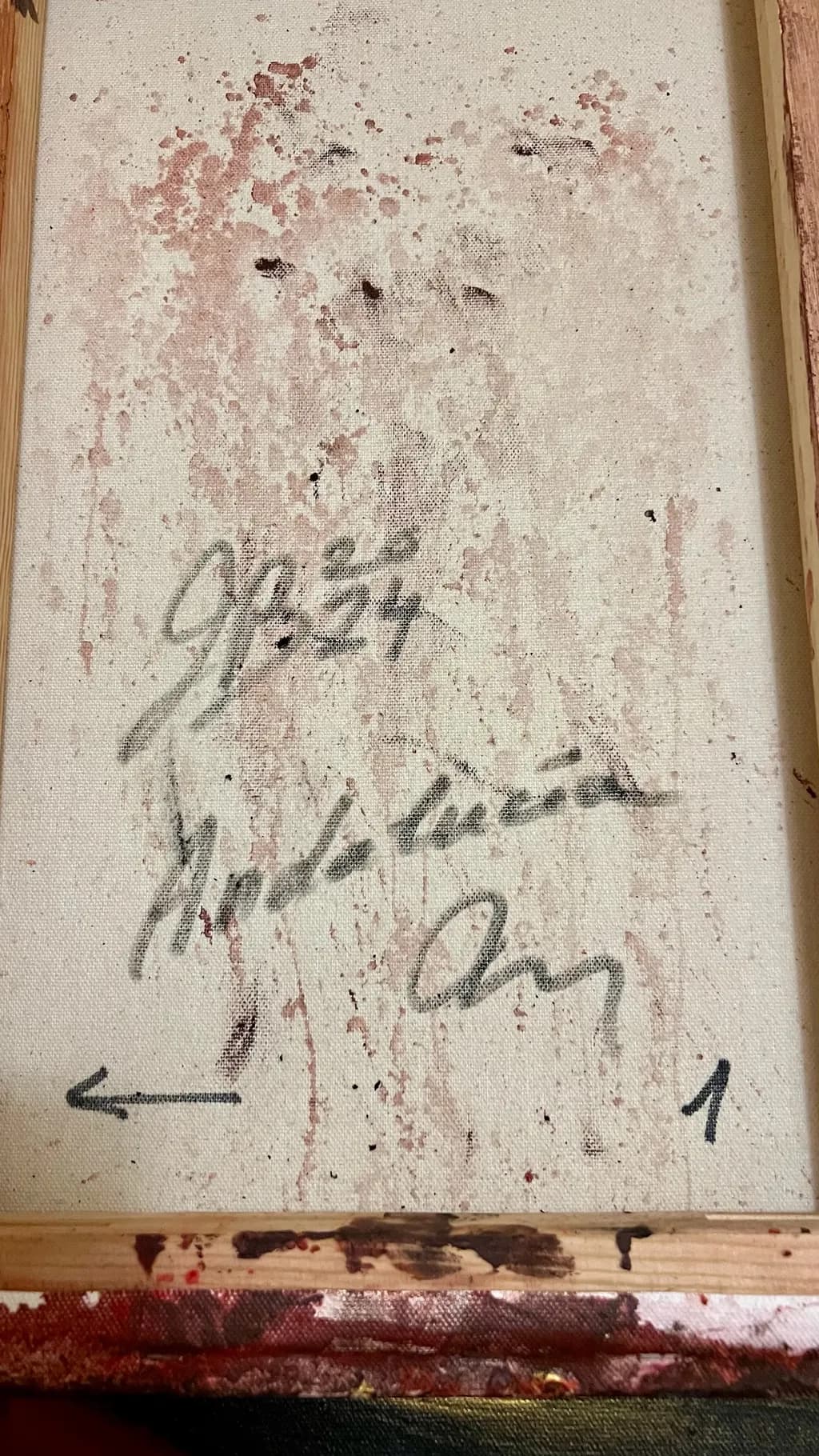 Canvas Back Signature