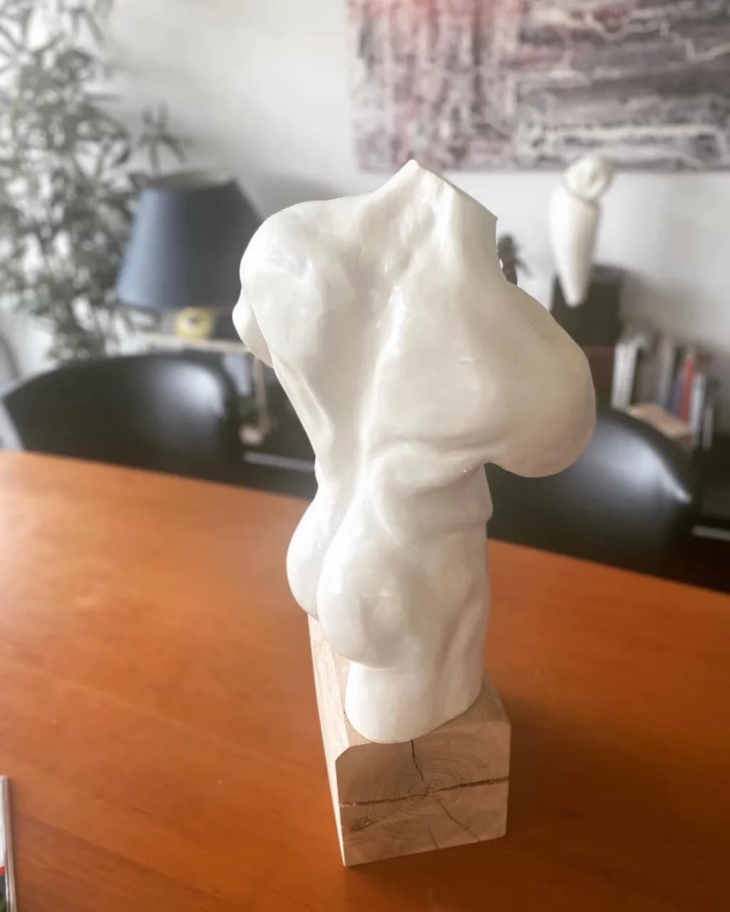Marble Torso Sculpture