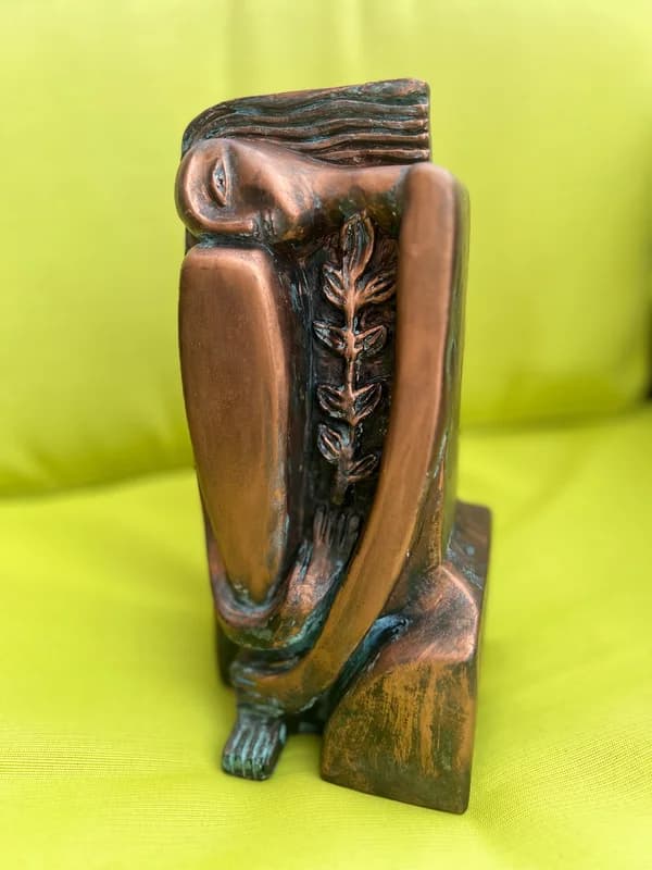Art Deco Dali 1935 inspiration patine bronze version