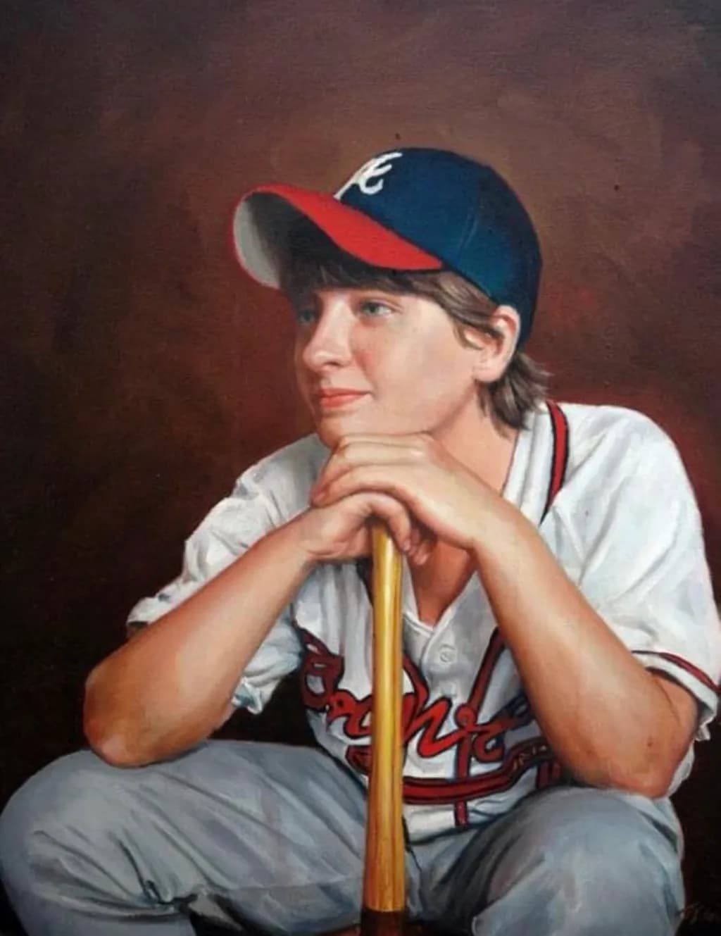Youthful Baseball Reflection