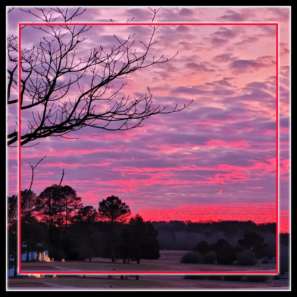 Kittrell NC Sunrise Landscape