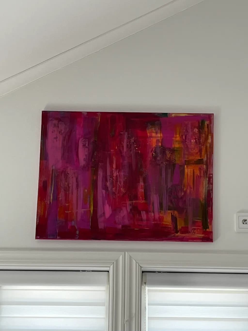 Crimson Abstract