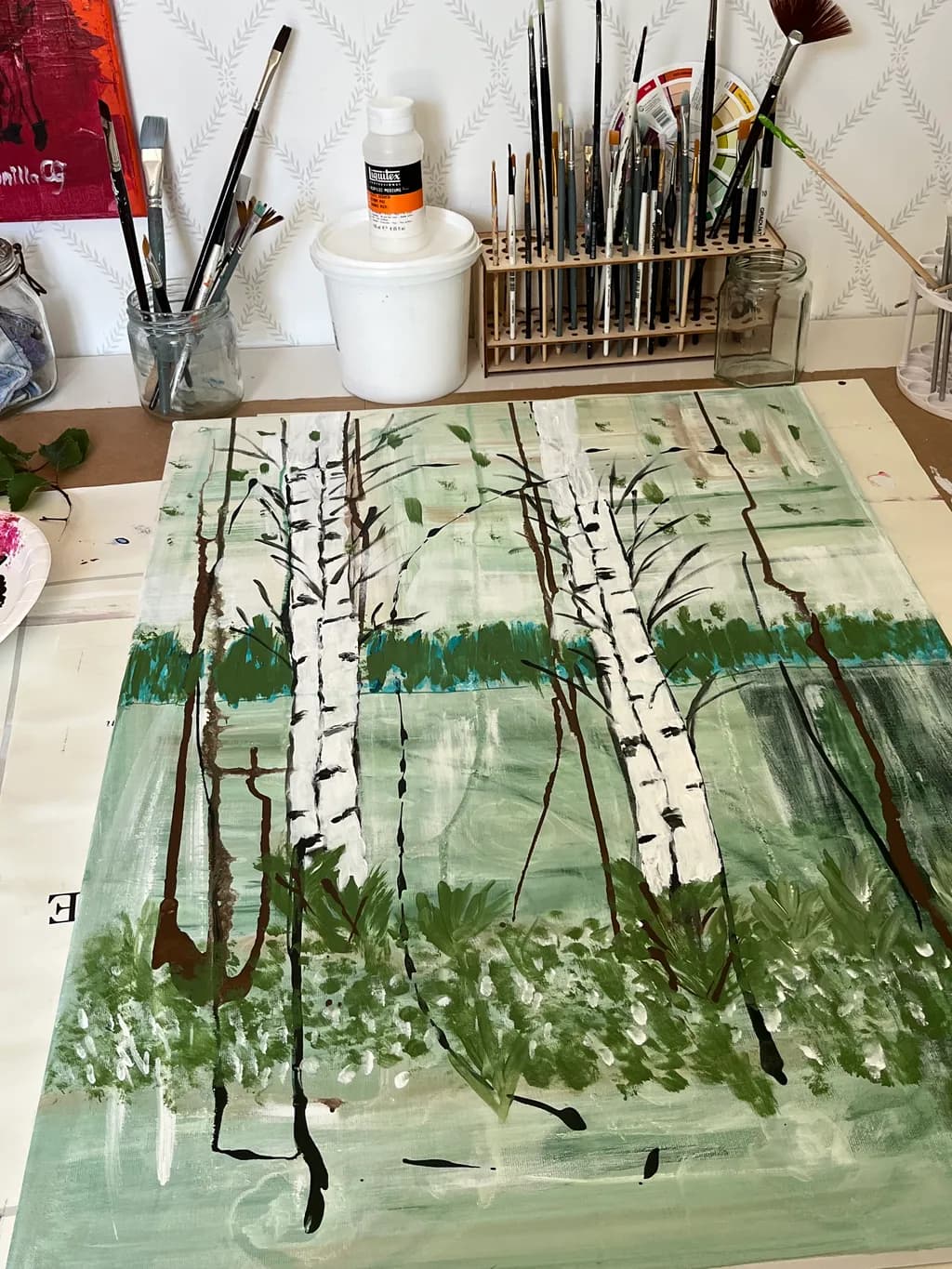 Birch Tree Study