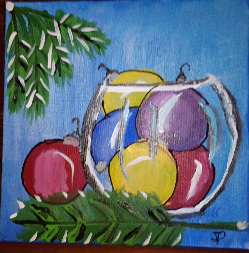 Christmas Ornaments Bowl