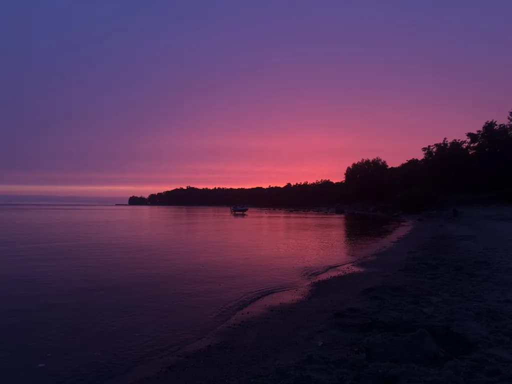 Sunset Shoreline