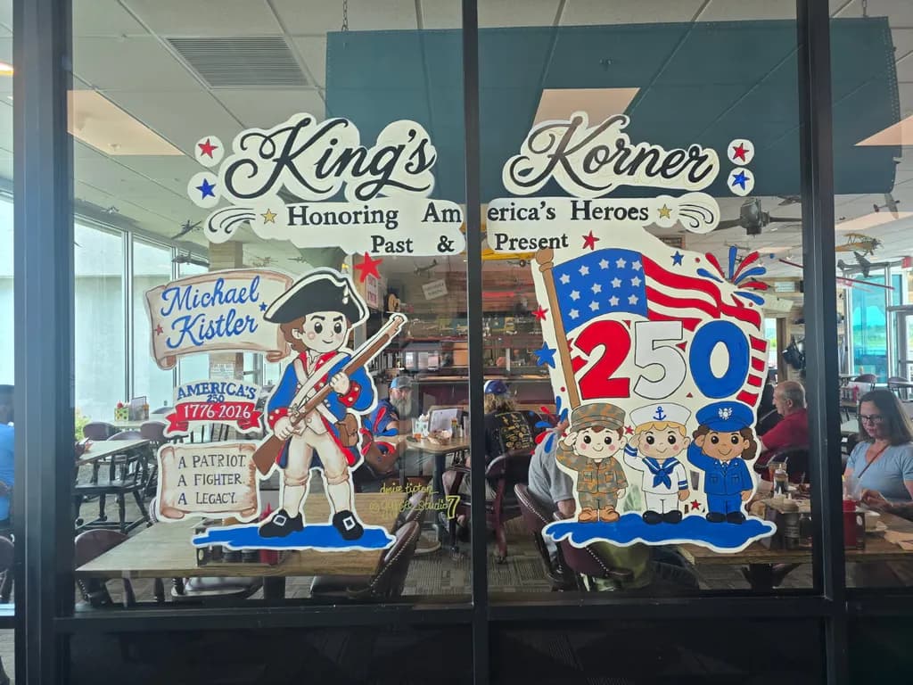 USA 250 Celebration Window