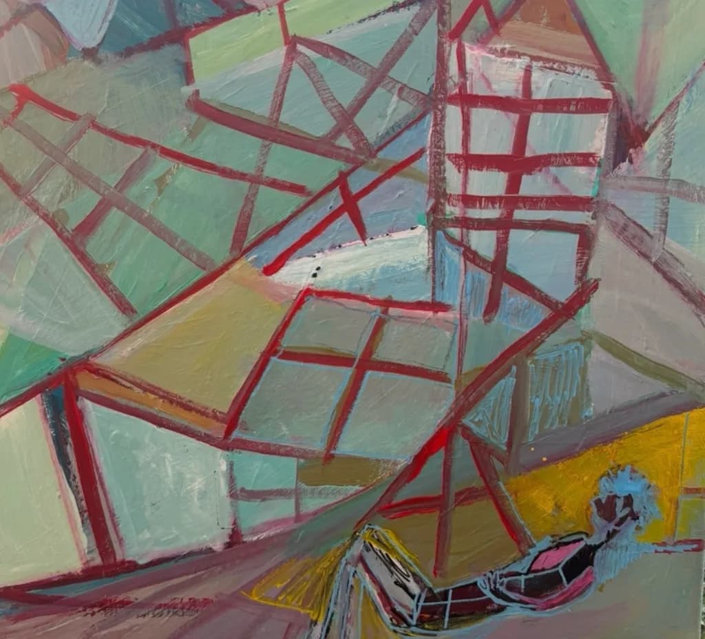 Abstract Urban Figure