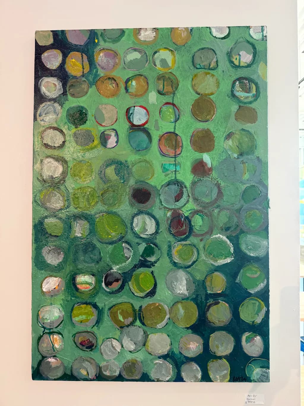 Green Circles Pattern
