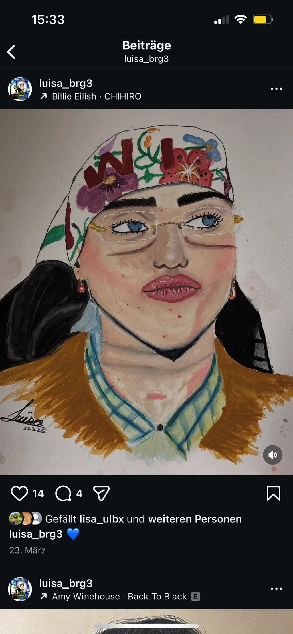 Floral Headscarf Portrait