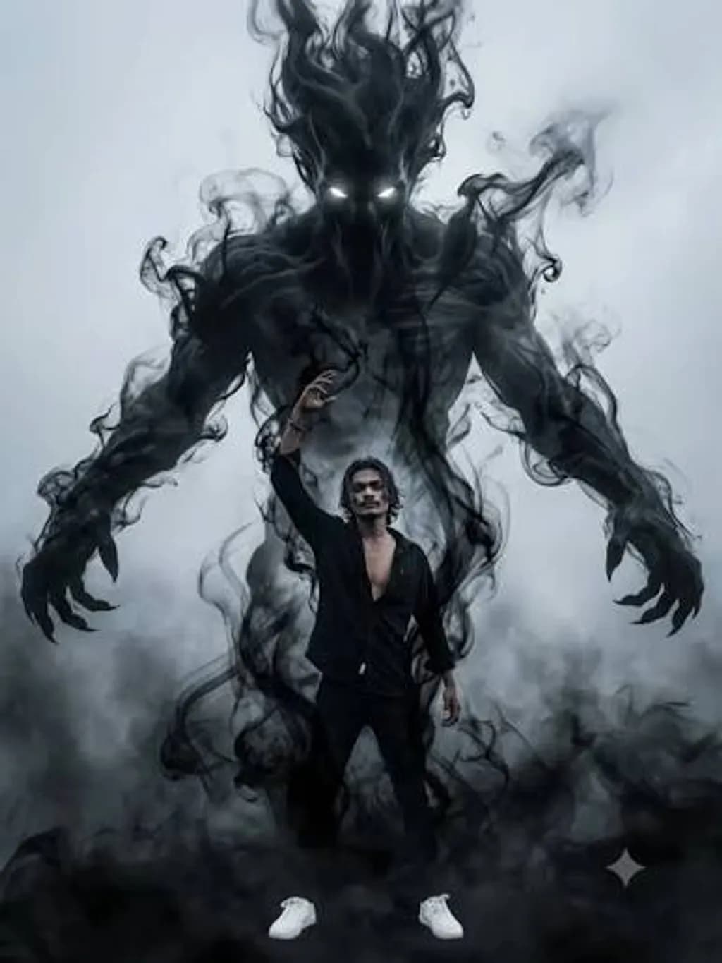 Shadow Figure and Man