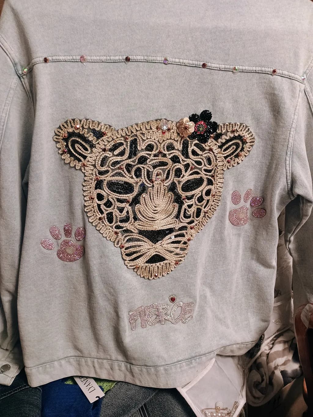 Fierce Bear Embroidery
