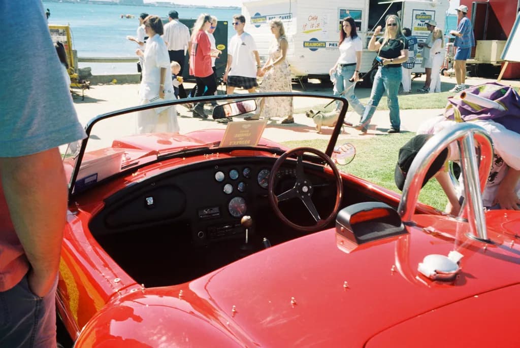 Red Convertible Interior