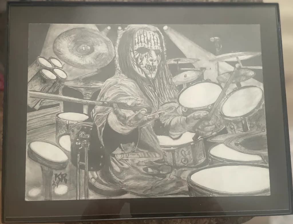 Masked Drummer Performance