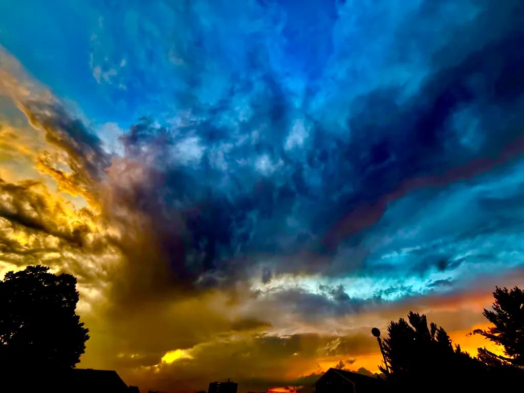 Sunset Sky Storm