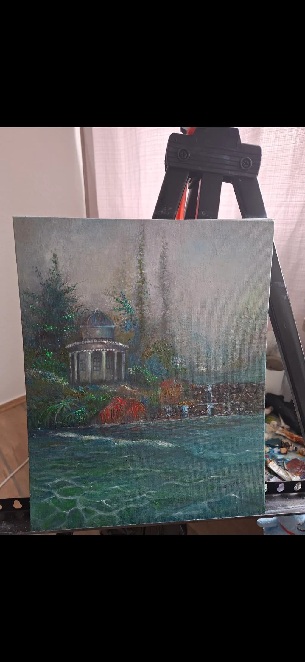 Riverside Pavilion Scene