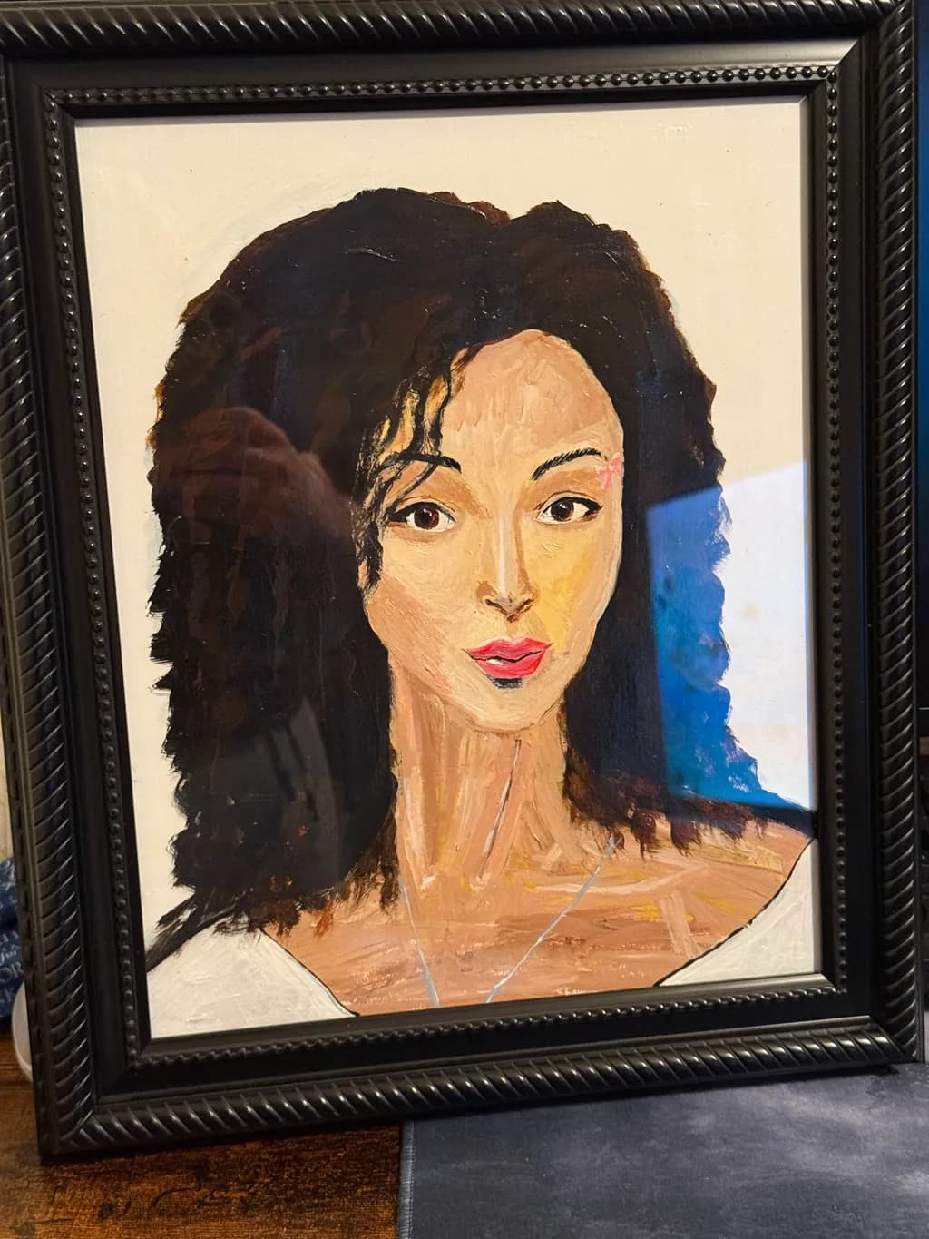 Curly-Haired Portrait