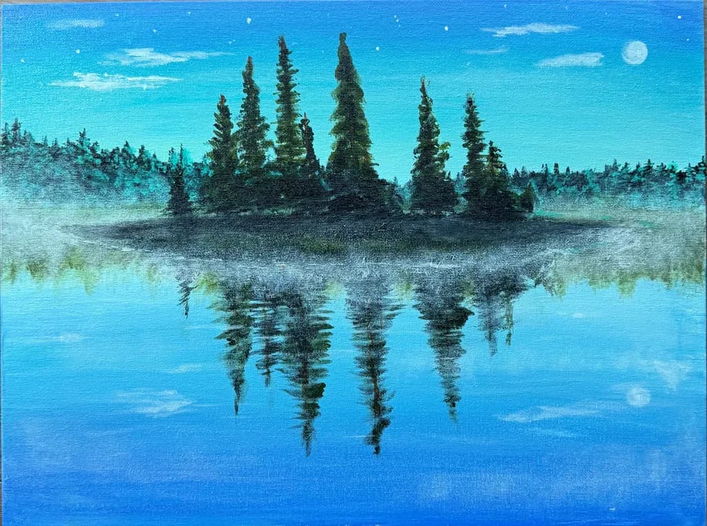 Island Pines Reflection