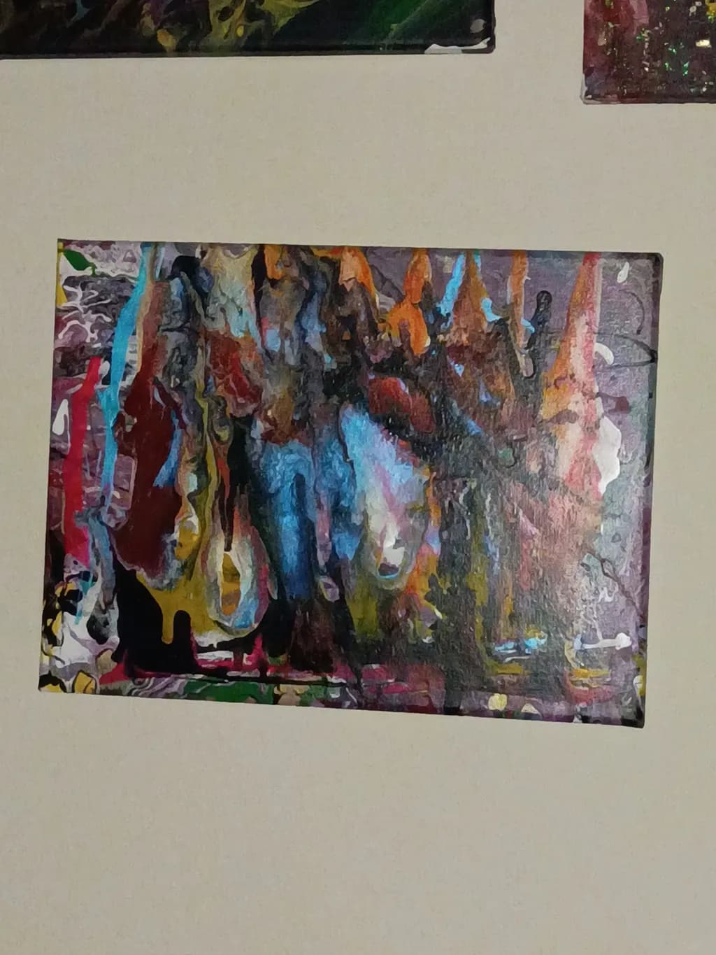 Drip Texture Canvas