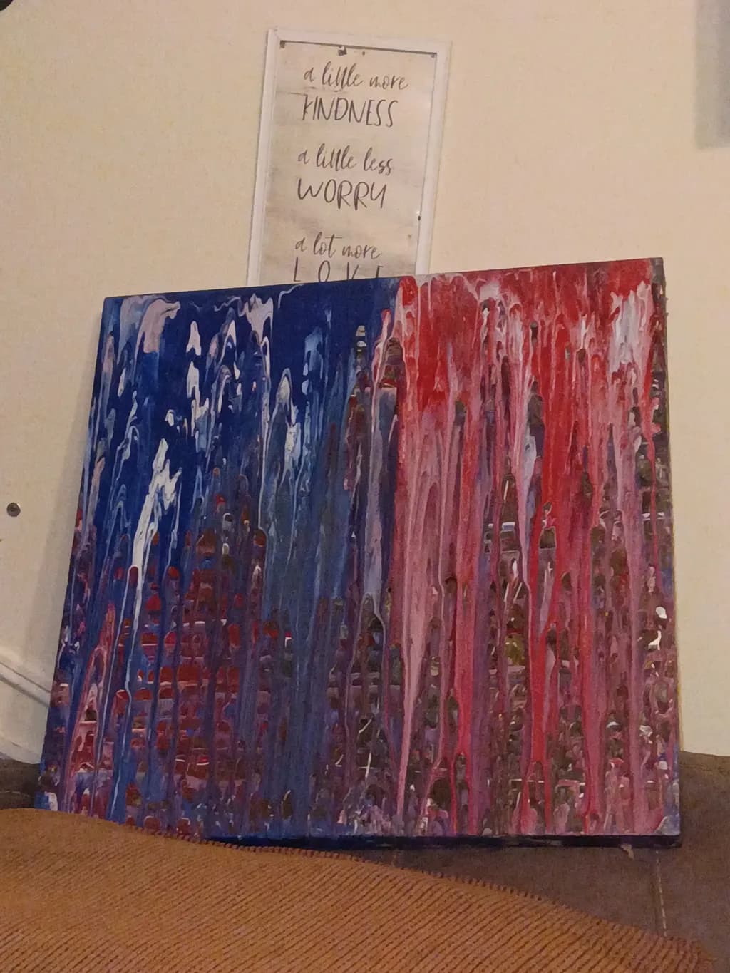 Red Blue Canvas
