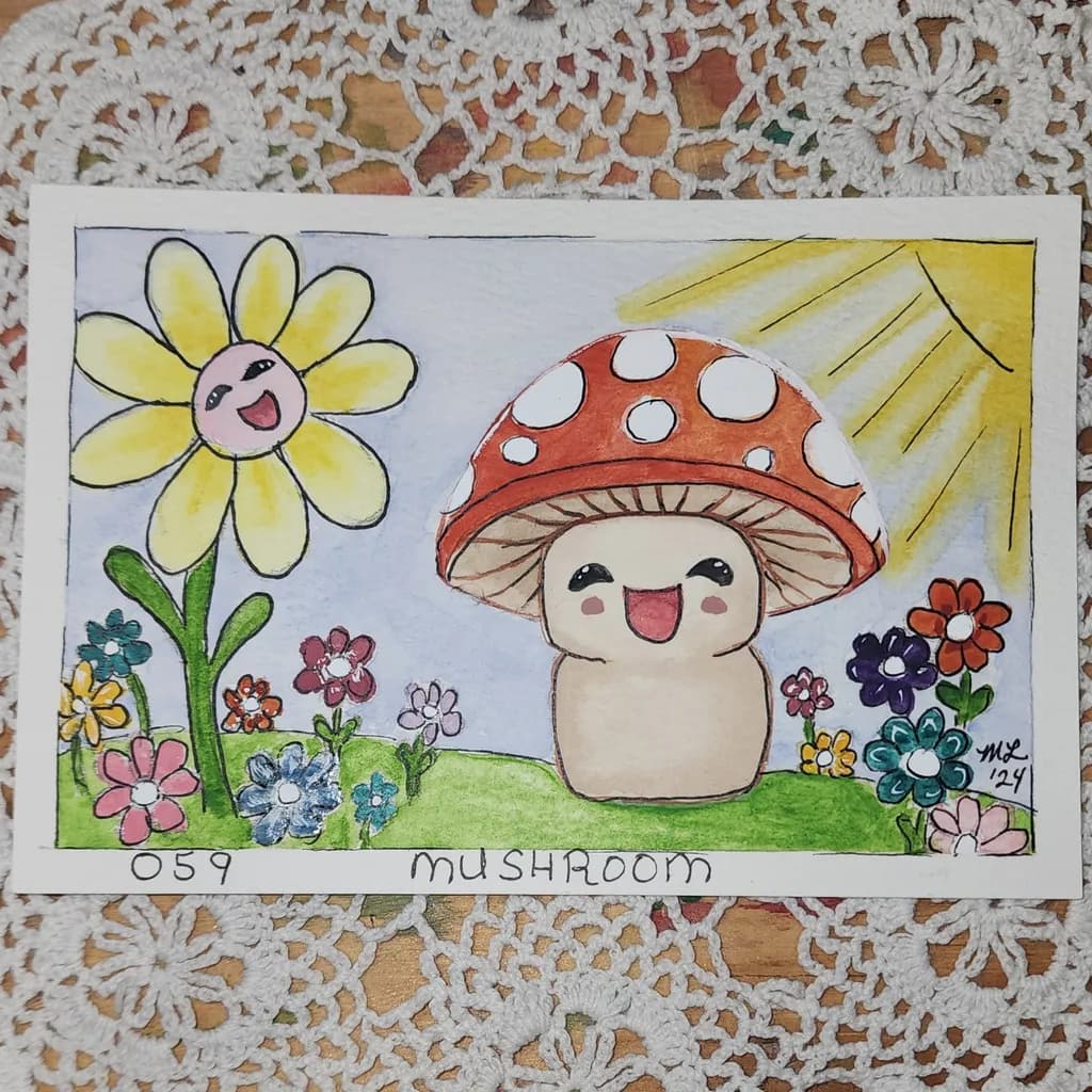 Happy Mushroom Garden