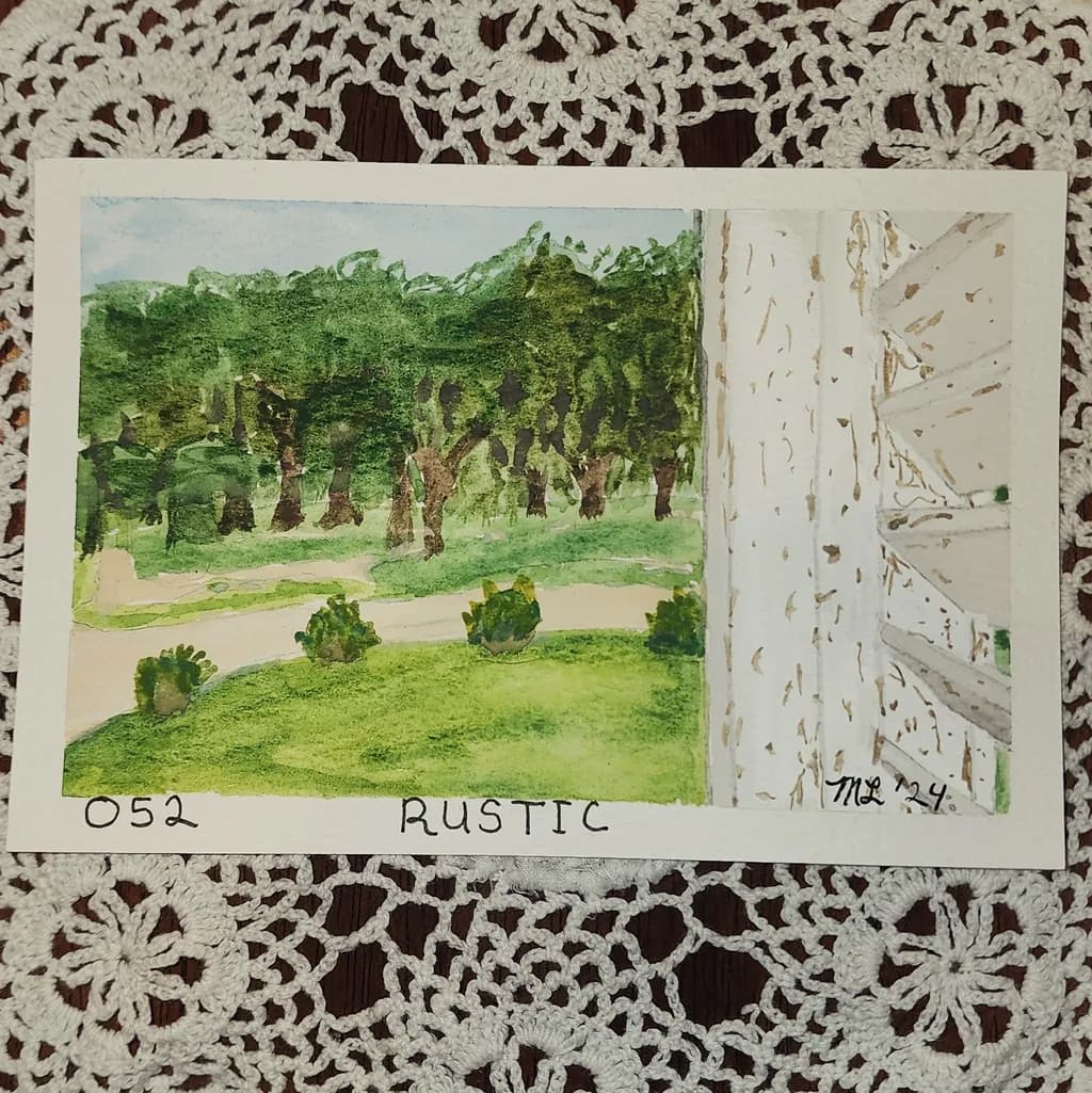 Rustic Garden View