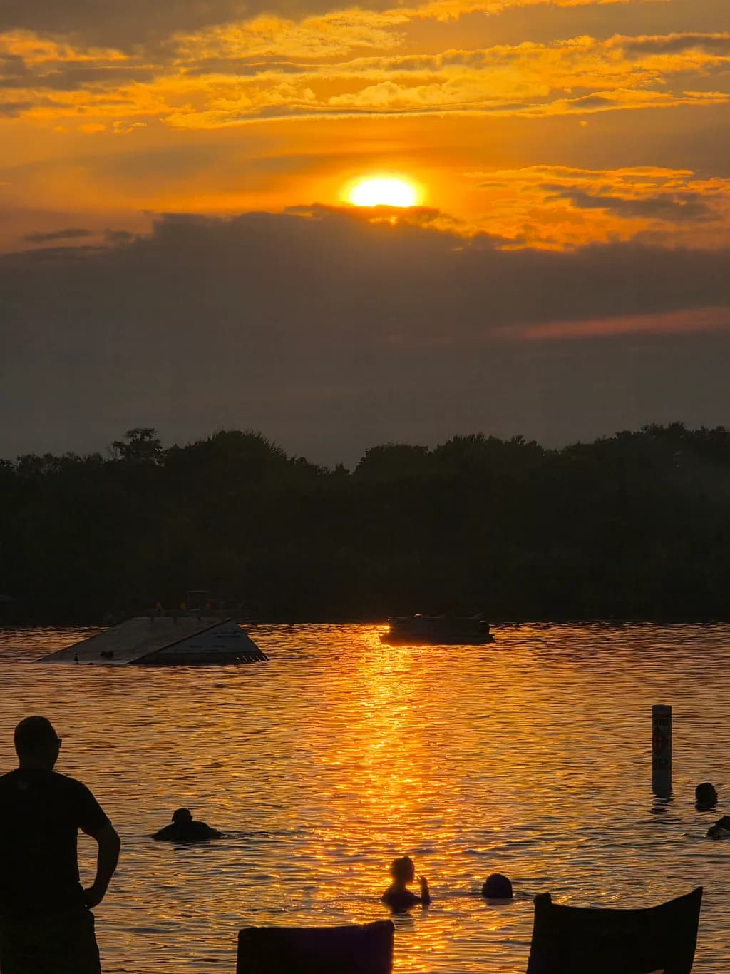 Sunset Over Water