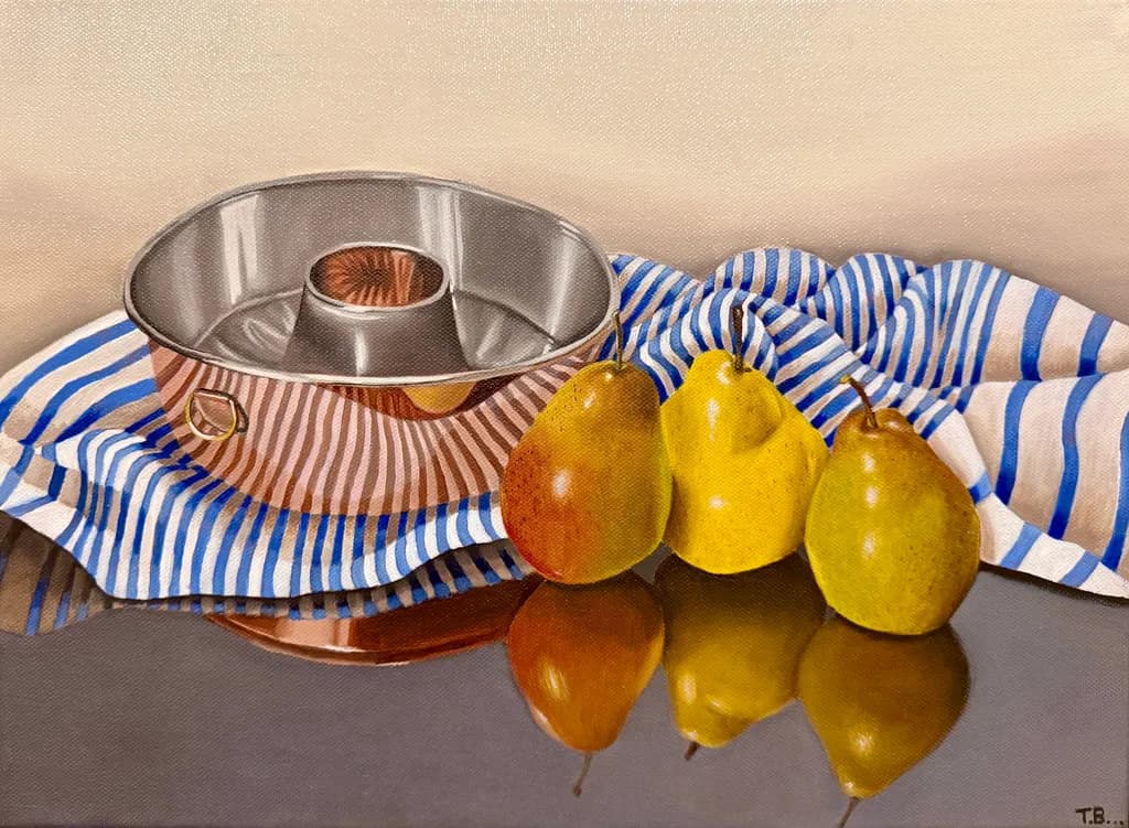 Bundt Tin with Pears