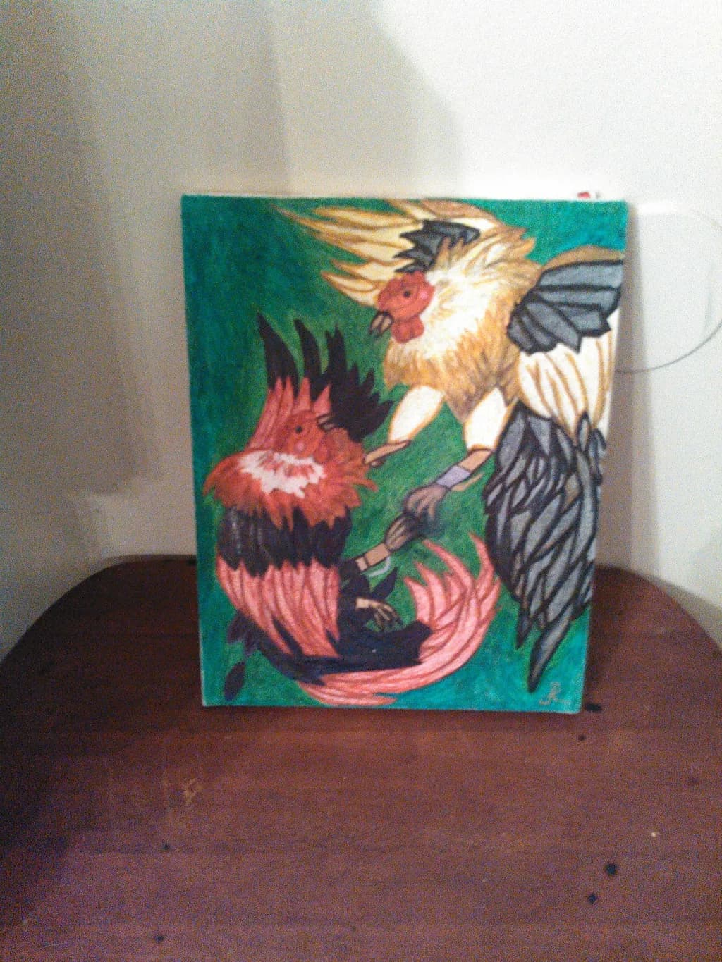 Roosters in Motion