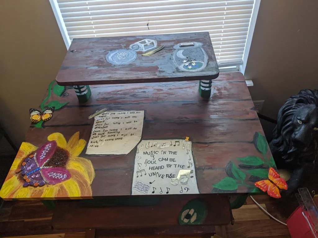 Butterflies and Music Table