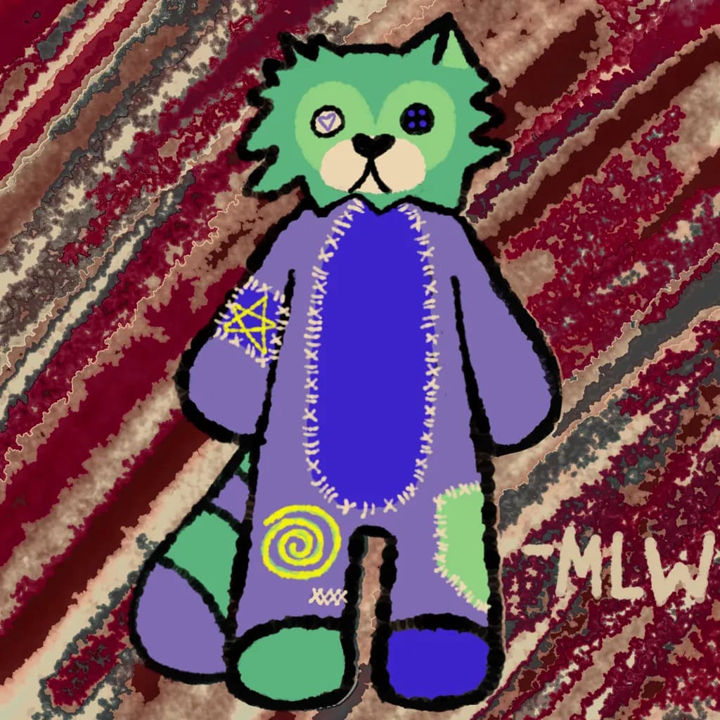 Patchwork Cat Plush