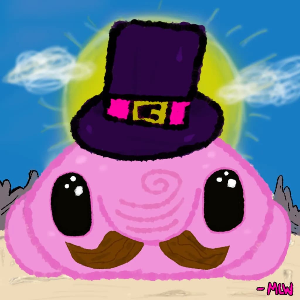 Pink Blob Gentleman