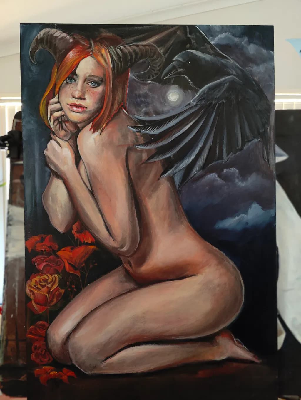 Roses and Raven