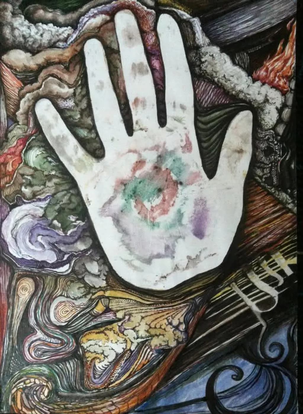 Abstract Hand Study