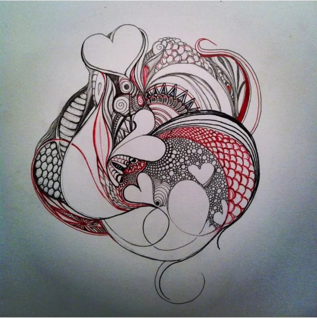 Inbound Abstract Hearts