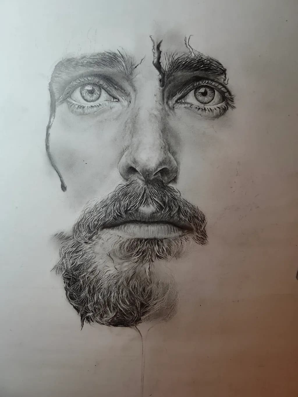 Man's Gaze Portrait