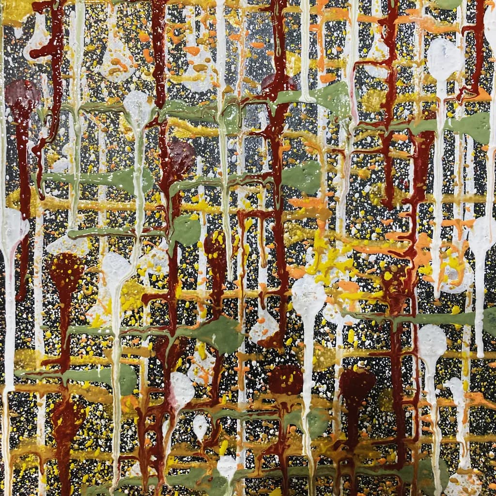 Abstract Drip Pattern