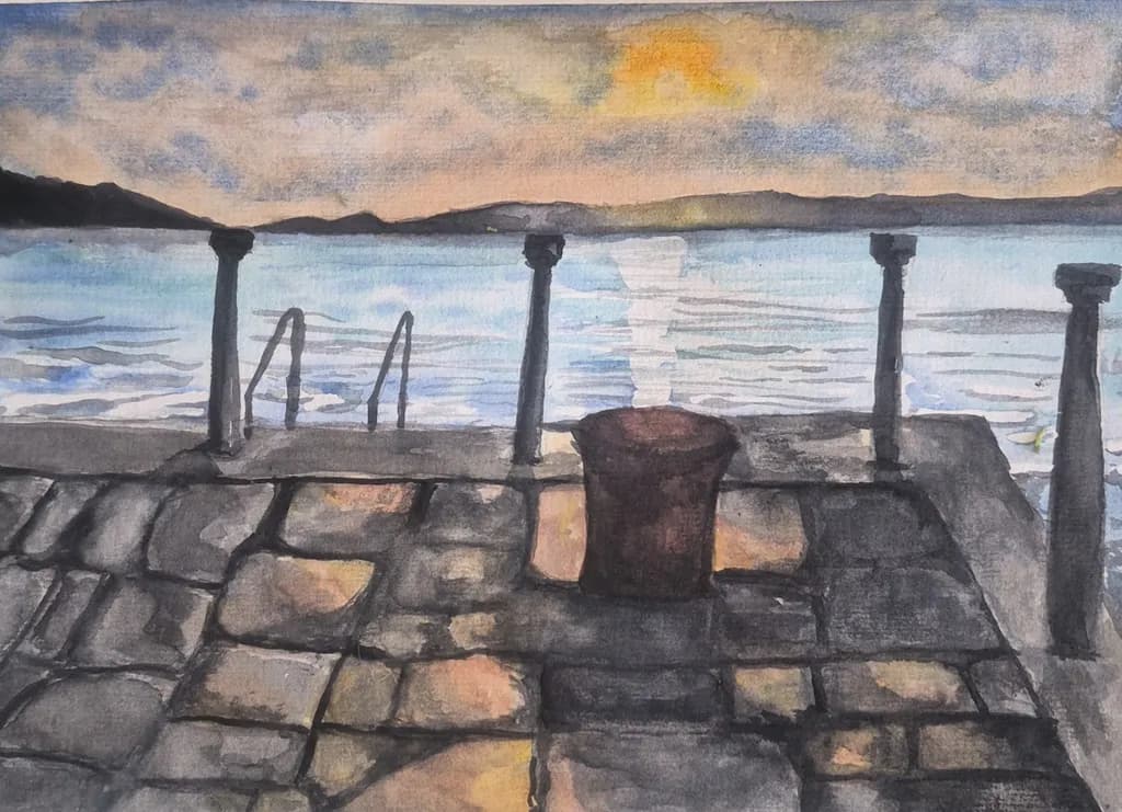Inbound Pier at Sunset