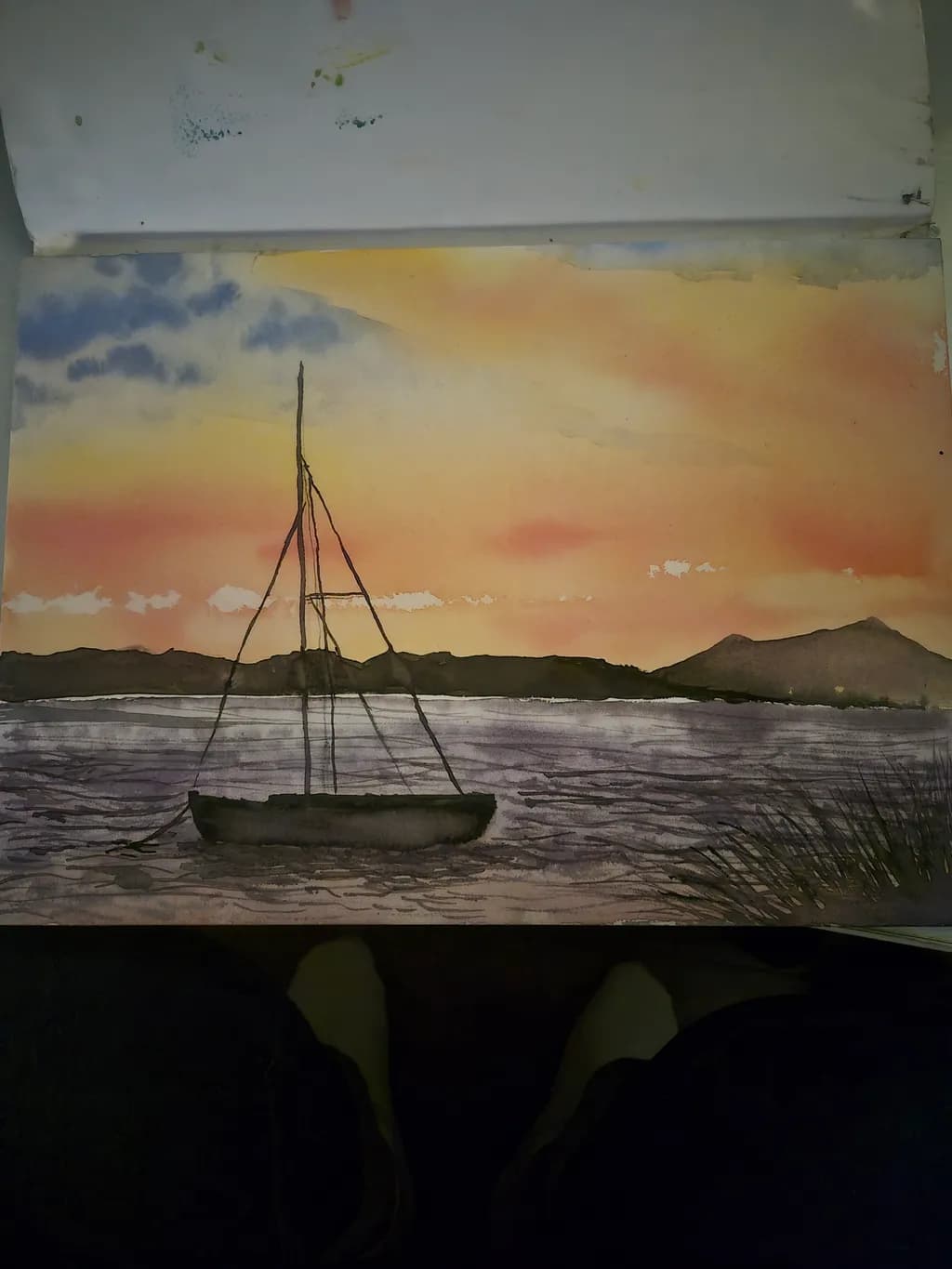 Sailboat at Sunset