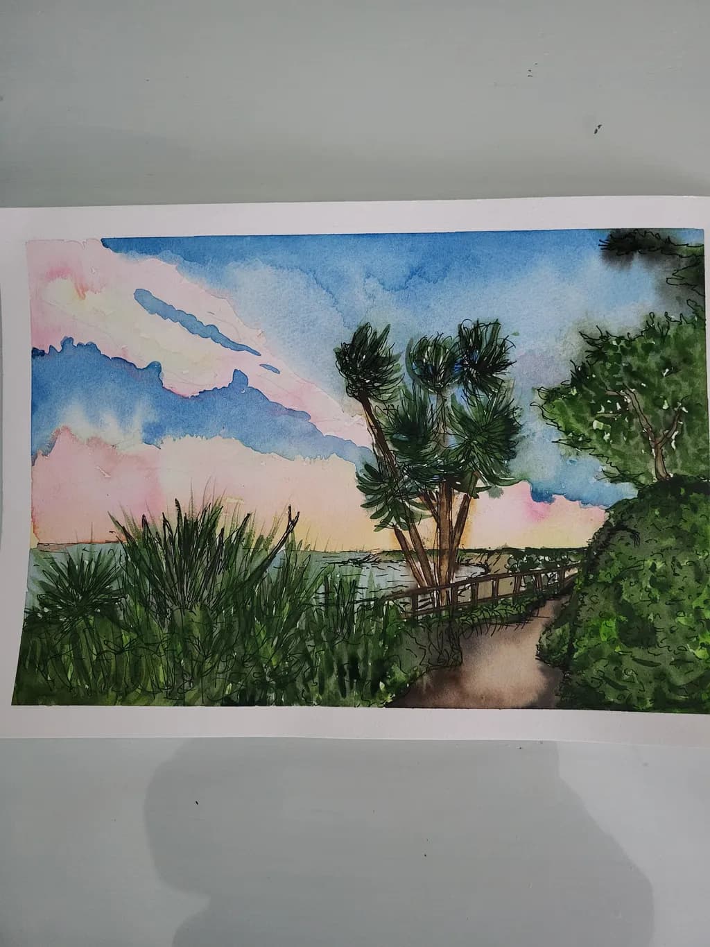 Coastal Path at Dusk