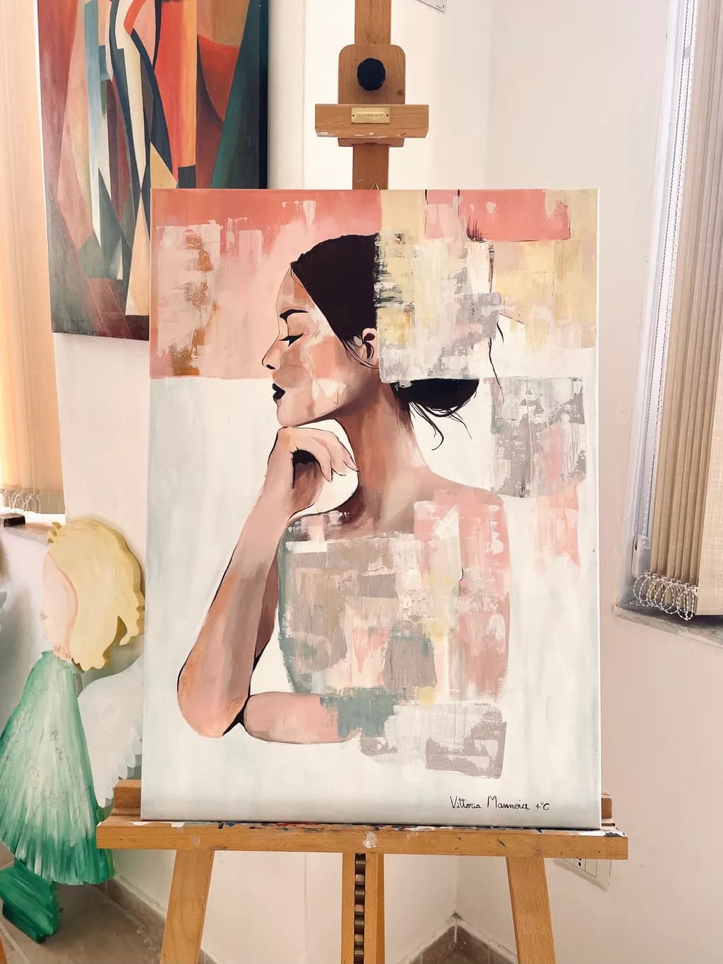 Abstract Profile Portrait